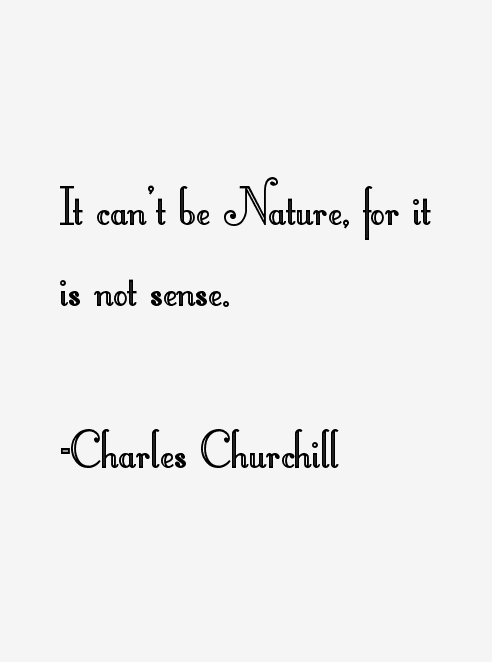 Charles Churchill Quotes