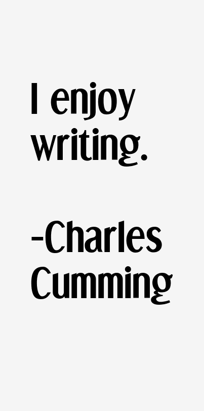 Charles Cumming Quotes