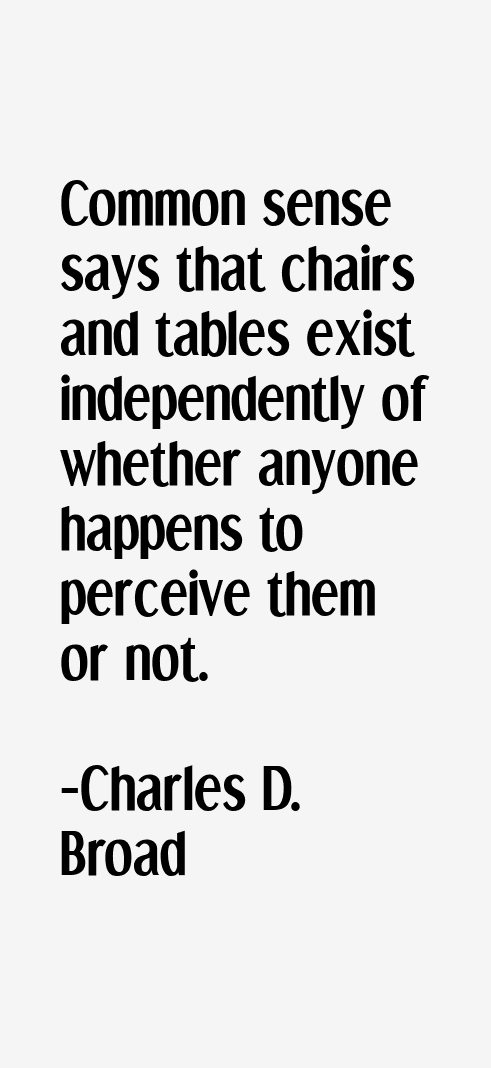 Charles D. Broad Quotes