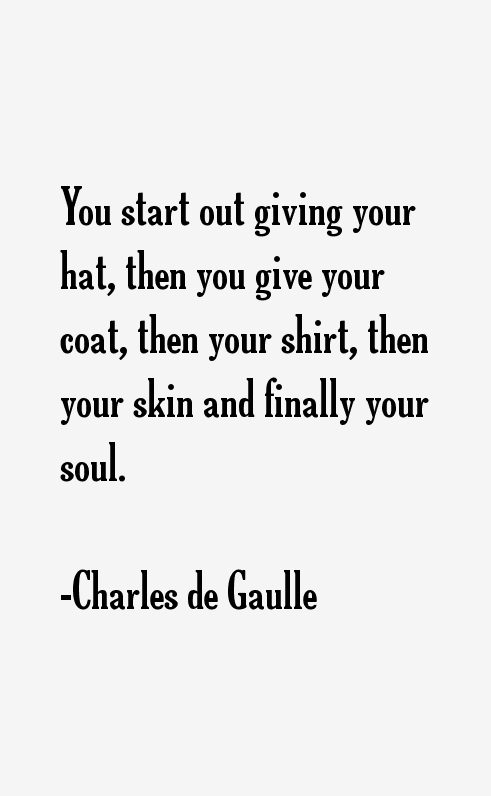 Charles de Gaulle Quotes