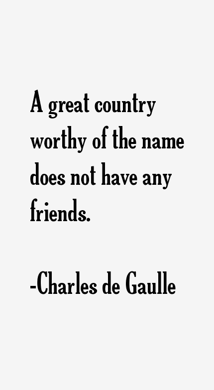 Charles de Gaulle Quotes