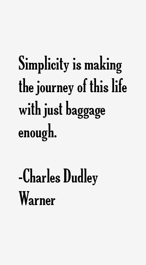 Charles Dudley Warner Quotes