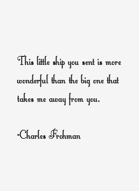 Charles Frohman Quotes