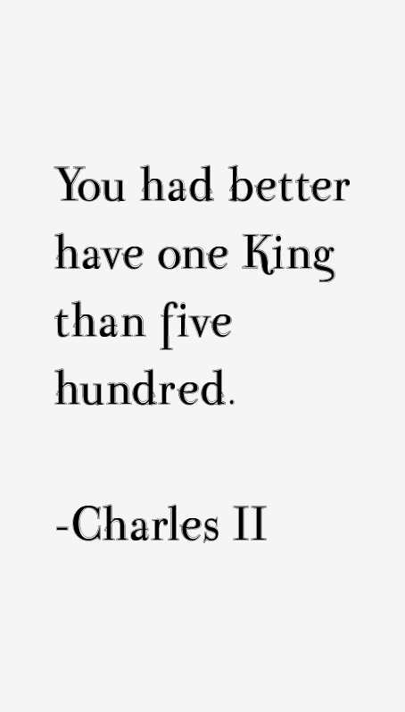 Charles II Quotes