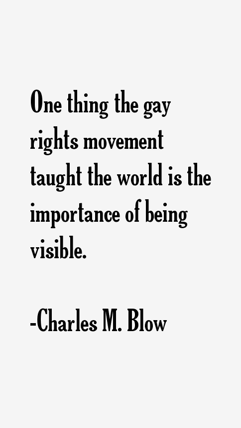 Charles M. Blow Quotes