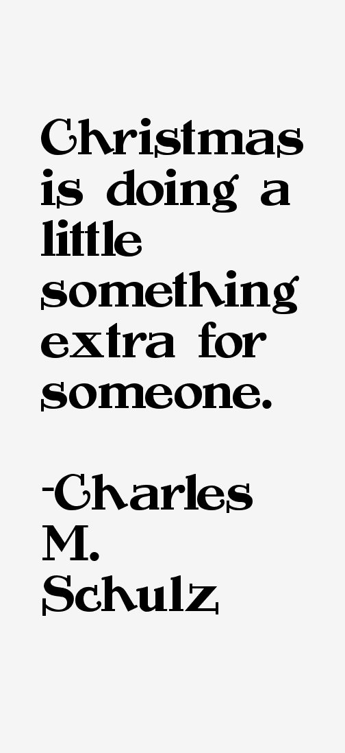Charles M. Schulz Quotes