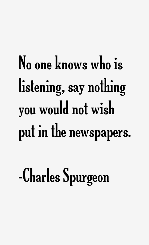 Charles Spurgeon Quotes