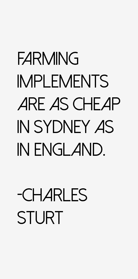 Charles Sturt Quotes