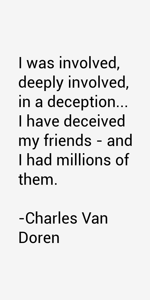 Charles Van Doren Quotes