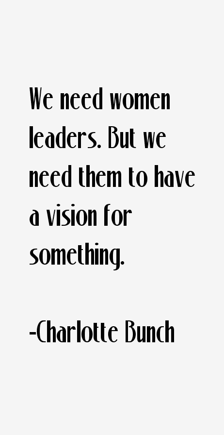 Charlotte Bunch Quotes