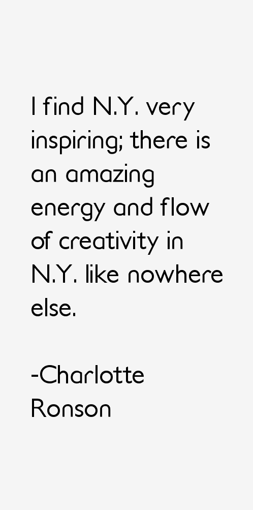 Charlotte Ronson Quotes