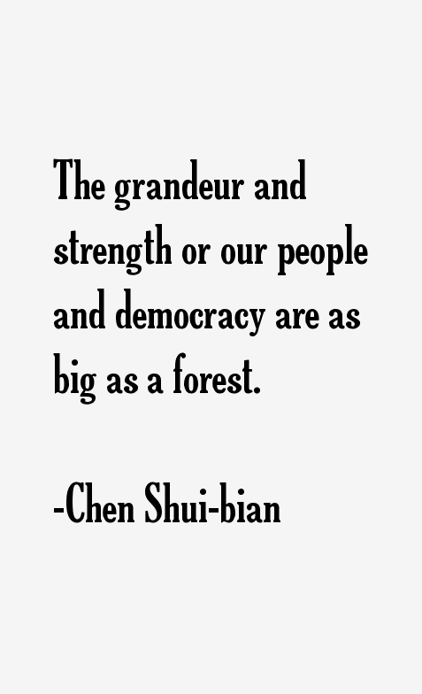 Chen Shui-bian Quotes