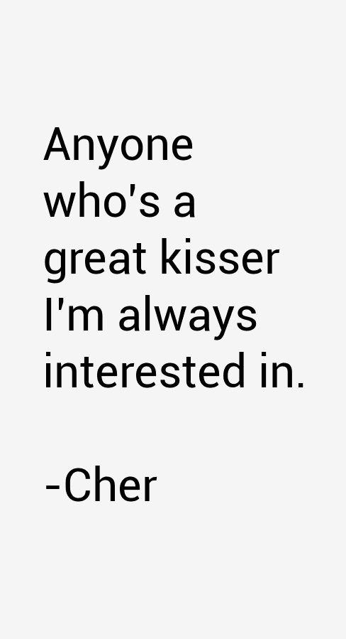 Cher Quotes