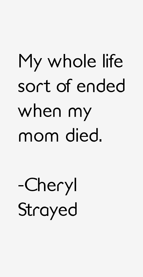 Cheryl Strayed Quotes