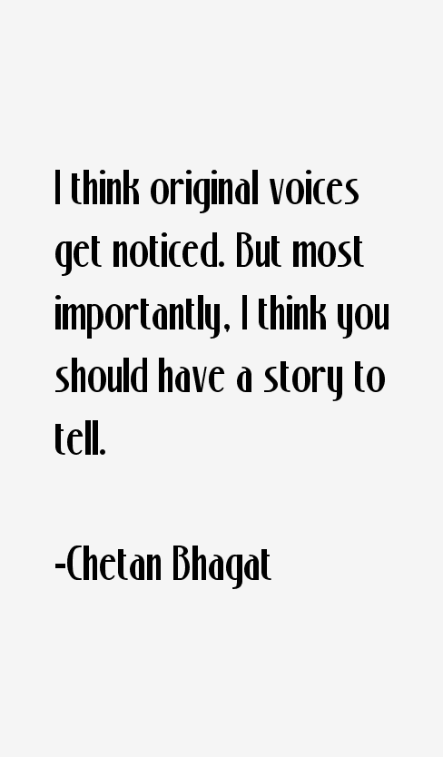 Chetan Bhagat Quotes