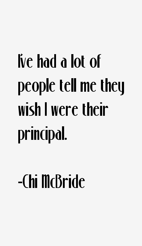 Chi McBride Quotes