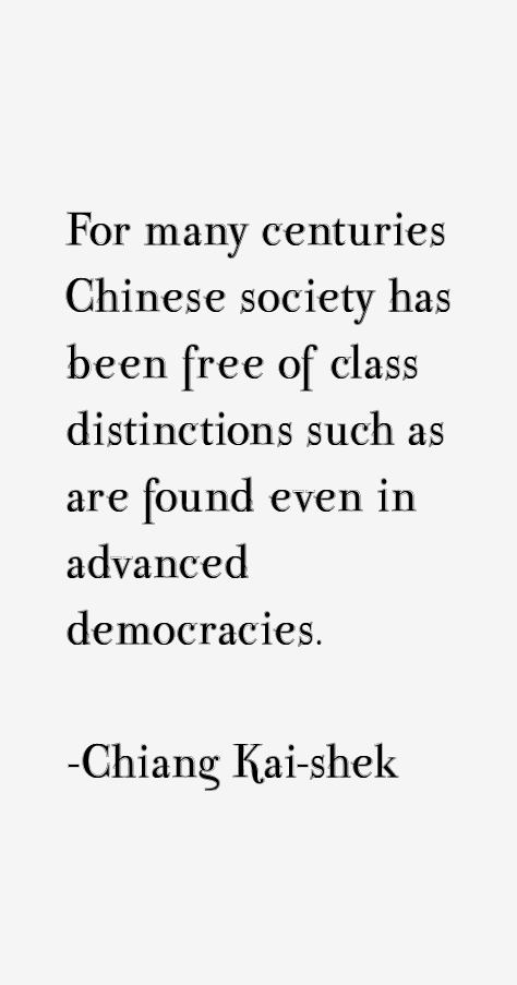 Chiang Kai-shek Quotes