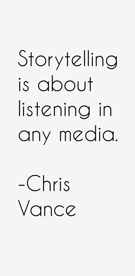 Chris Vance Quotes