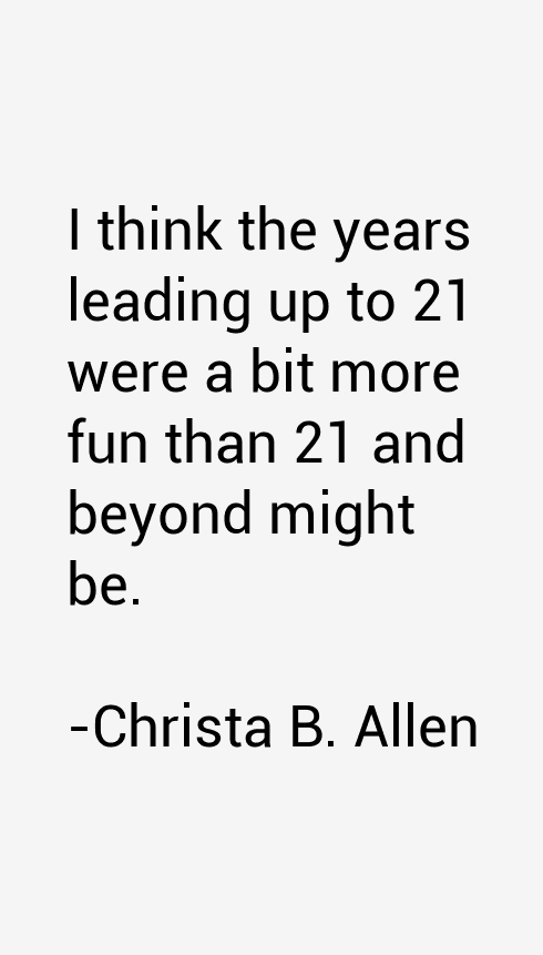 Christa B. Allen Quotes
