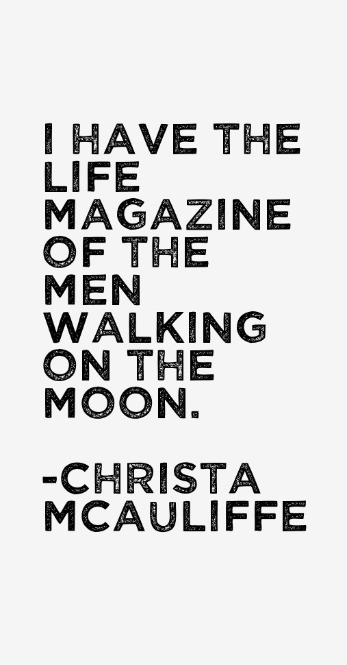 Christa McAuliffe Quotes