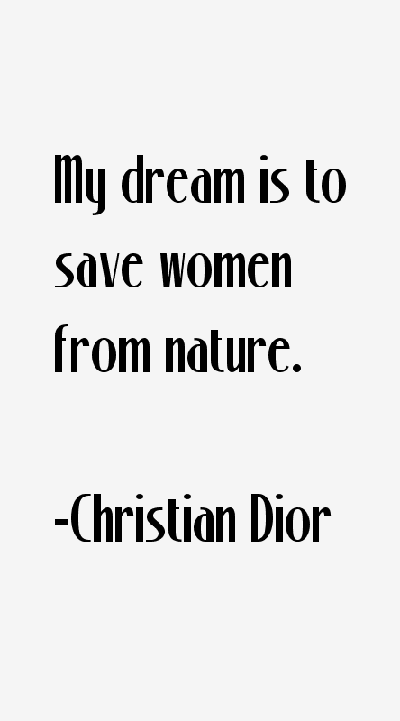 Christian Dior Quotes