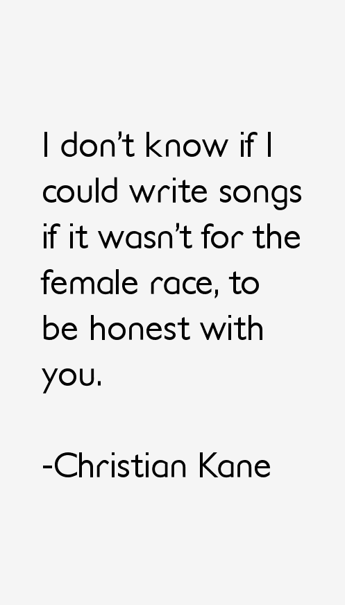 Christian Kane Quotes