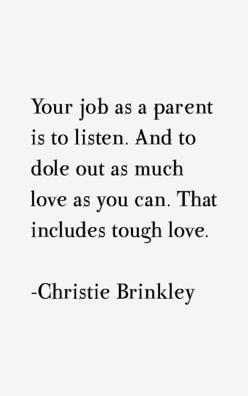 Christie Brinkley Quotes