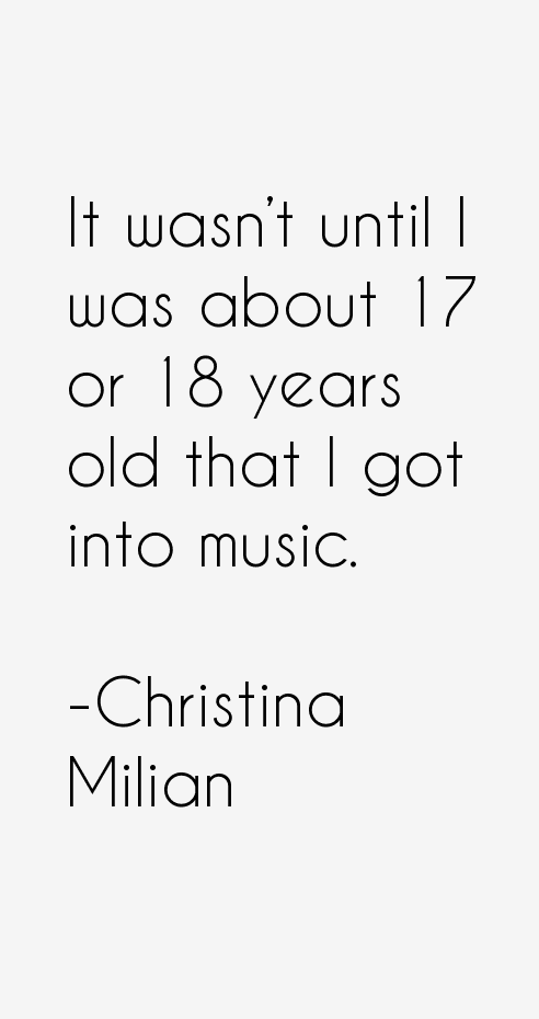 Christina Milian Quotes