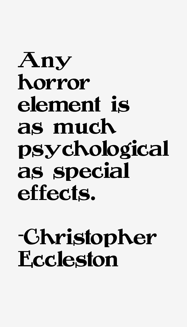 Christopher Eccleston Quotes