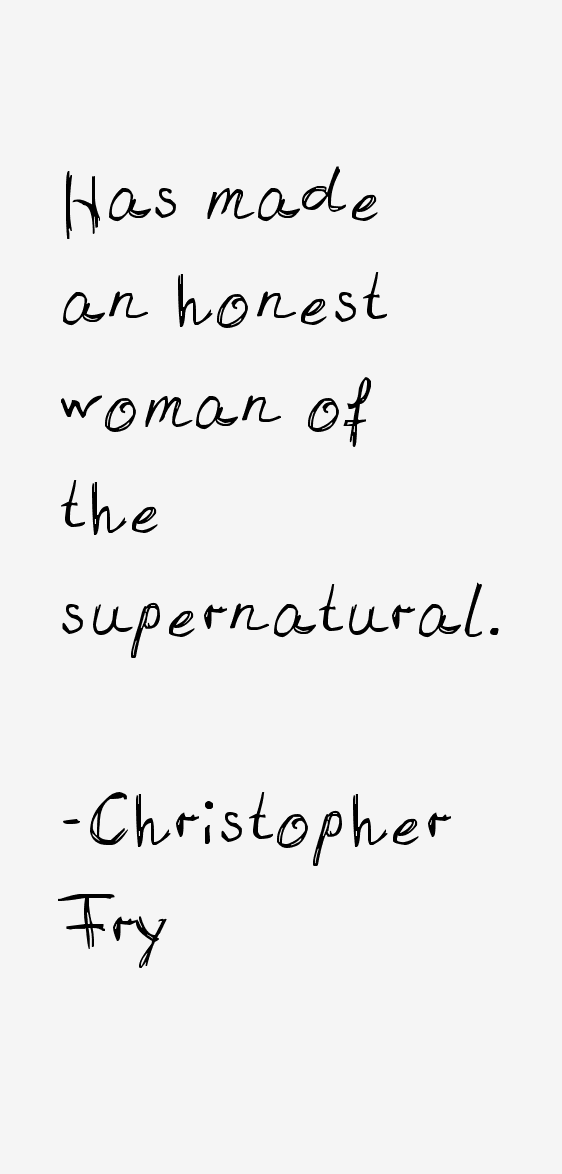 Christopher Fry Quotes