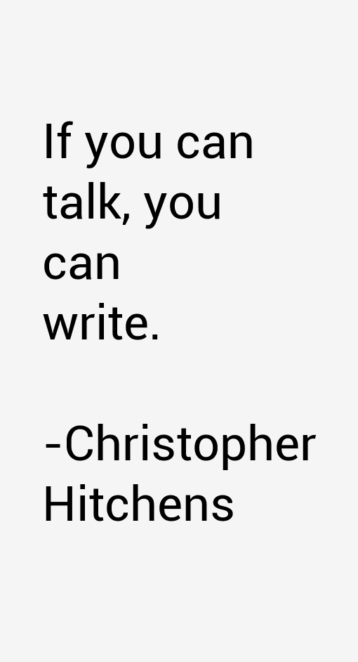 Christopher Hitchens Quotes