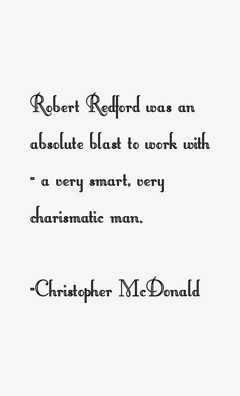 Christopher McDonald Quotes
