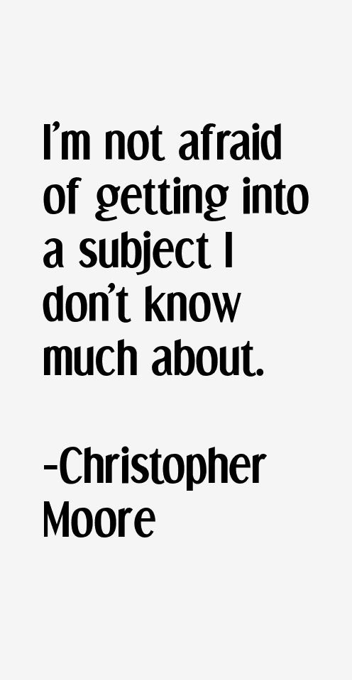Christopher Moore Quotes