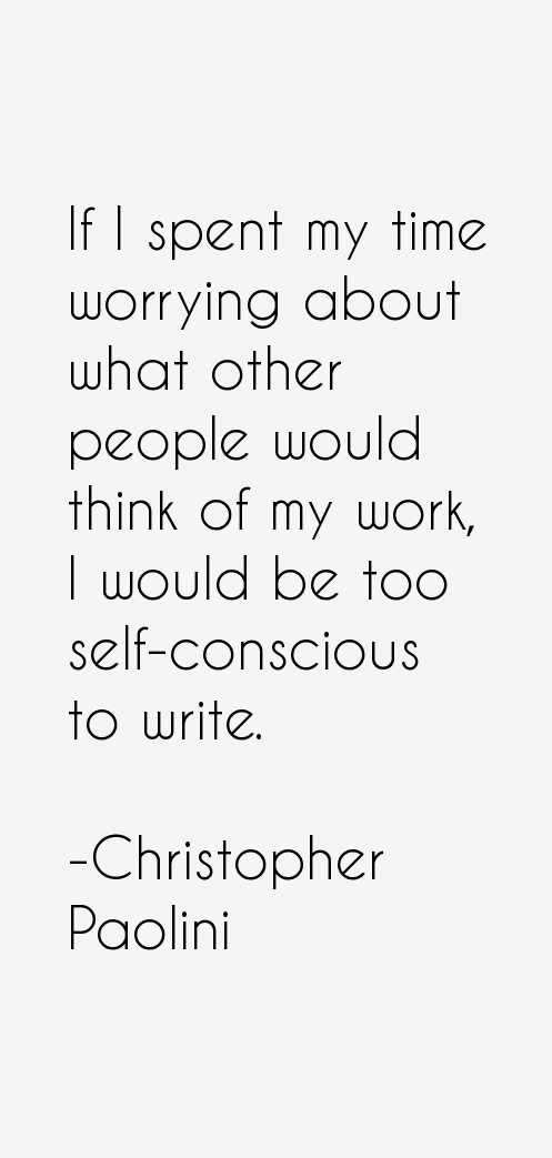 Christopher Paolini Quotes