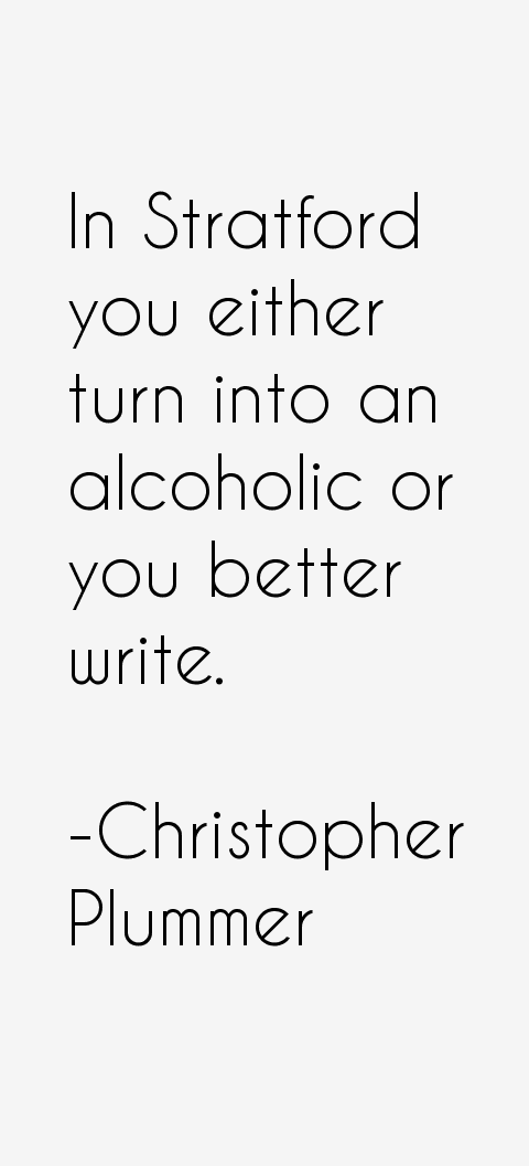 Christopher Plummer Quotes