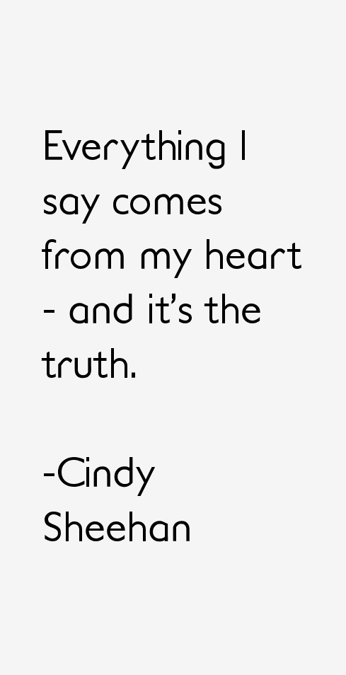 Cindy Sheehan Quotes