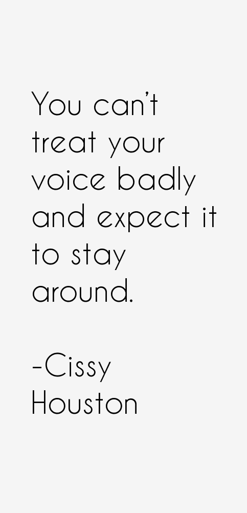 Cissy Houston Quotes