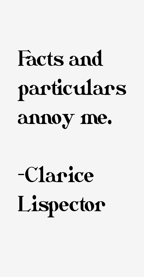 Clarice Lispector Quotes