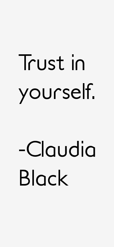 Claudia Black Quotes