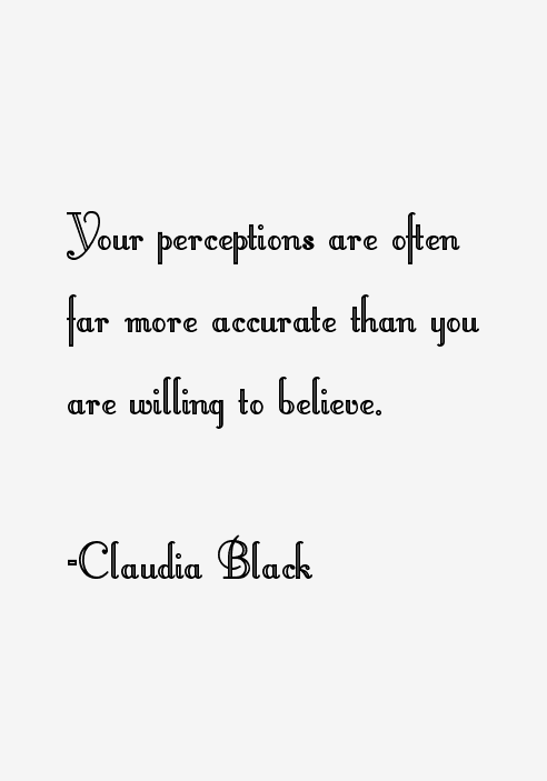 Claudia Black Quotes
