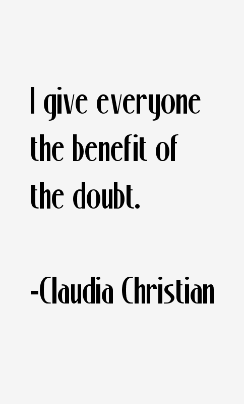 Claudia Christian Quotes