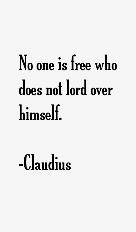 Claudius Quotes