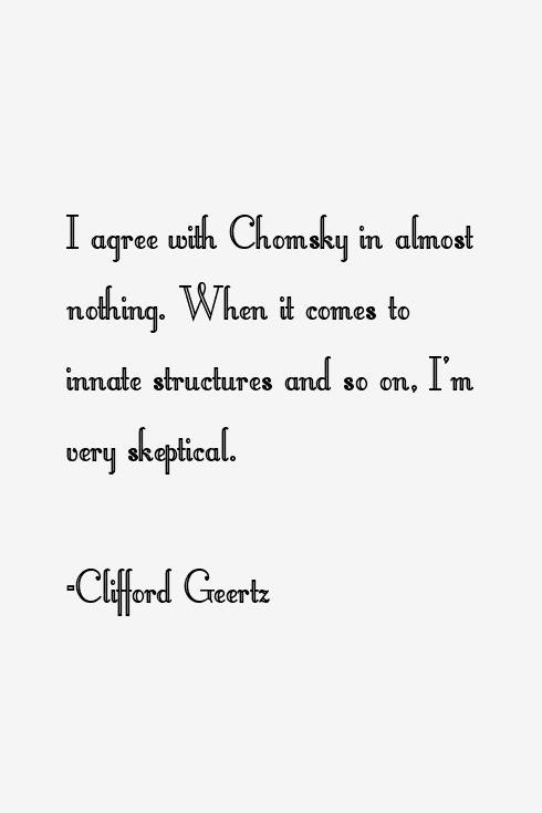 Clifford Geertz Quotes