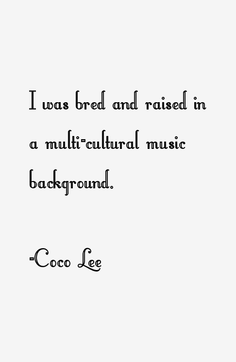 Coco Lee Quotes