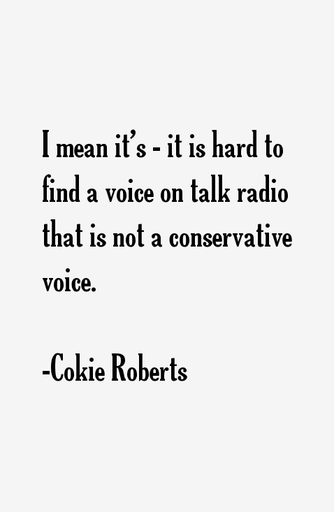 Cokie Roberts Quotes