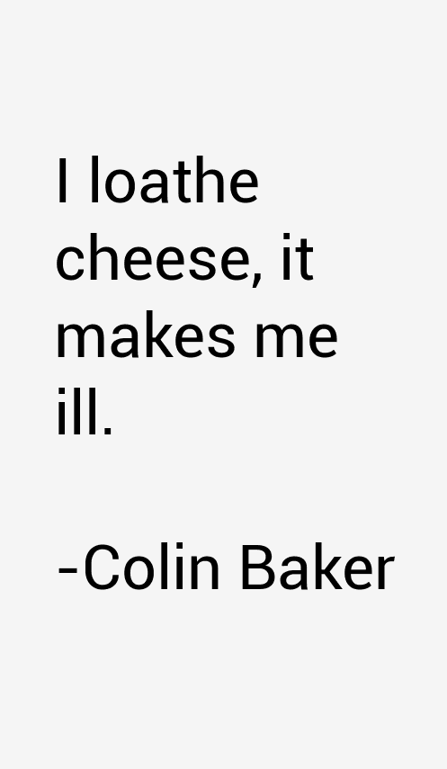 Colin Baker Quotes