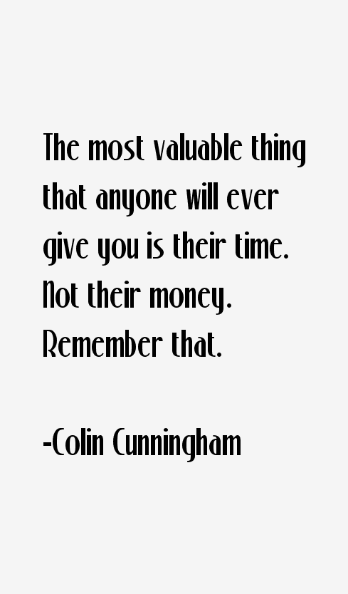 Colin Cunningham Quotes