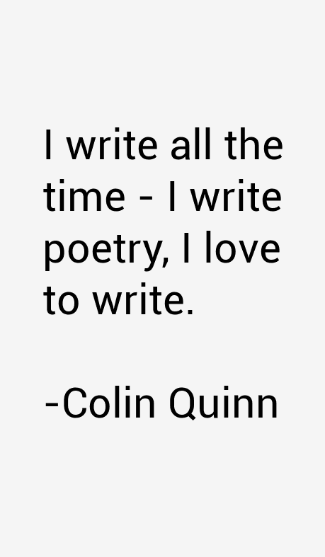 Colin Quinn Quotes