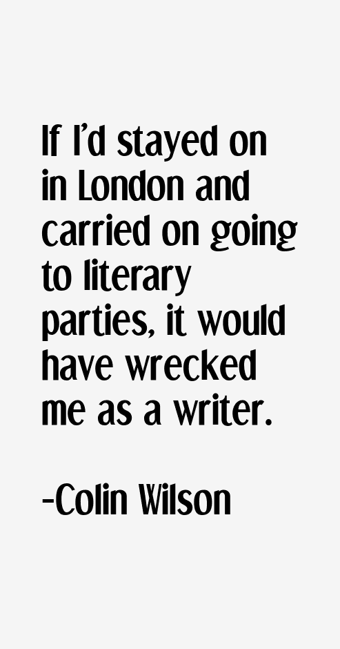 Colin Wilson Quotes