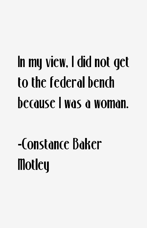 Constance Baker Motley Quotes